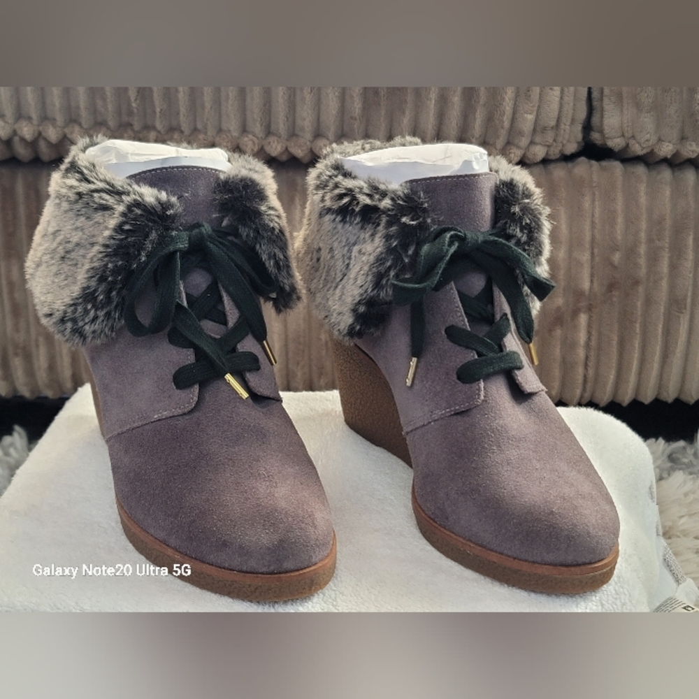 Cole Haan Ankle Wedge Boots